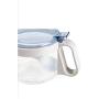 LQQGXLCondiment bottle, jar condiment storage box Spice jars glass cruet spice set kitchen utensils with lid food storage container sugar bowl sugar bowl