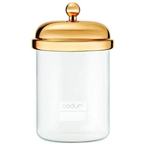 Bodum 11713-17 Classic Storage Jar, 17 Oz, Gold