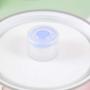 MISAZ 3 Pieces Airless Pump Jars Empty Refillable Cosmetic Containers Lotion Bottle Eye Cream Jars Makeup Sample Vials for Women Girls Beauty Travel Size,15/30/50ML, White