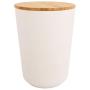 Rayher 46427000 Bamboo Storage, Round, 700ml,10,5cm, 14cm, Box 1pc, Natural