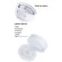 Bouteilles de Voyage Réutilisables en Silicone Anti-Fuite - 3oz - Petites Contenances avec Sac à Mains TSA