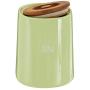 Premier Housewares Fletcher Tea Canister-Green, H14 x W12 x D12cm