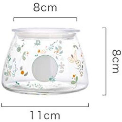 Bouchons de bocaux en verre étanches, boîte de rangement pour épices, tasse à thé, pot à café, récipient de rangement pour sucre, organisateur de cuisine, type forêt printanière.