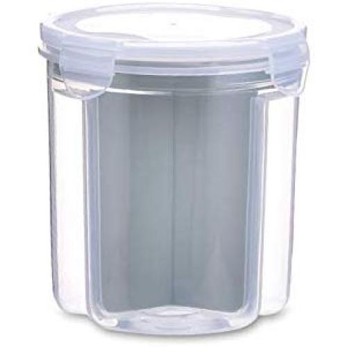 Tenflyer Home Kitchen Storage Jar Sealed Anti-Moisture Sorting Grids Beans