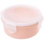 Milue Refrigerator Plastic Food Savers Keep Fresh Fruit Storage Box Mini Locking Bowl (Round)