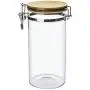 Grande Jarre de Conservation Alimentaire en Verre - 1,2 L (40oz) - Conteneur Transparent pour Cuisine et Placard - Verre BPA Free, Couvercle en Bambou, Joint en Caoutchouc Étanché – Verrou Métallique à Cliquer - Multi-Usage Grande Jarre de Conservation Alimentaire en Verre - 1,2 L (40oz) - Conteneur Transparent pour Cuisine et Placard - Verre BPA Free, Couvercle en Bambou, Joint en Caoutchouc Étanché – Verrou Métallique à Cliquer - Multi-Usage