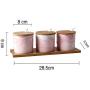 Mini Spice Jars Creative ceramic seasoning pot electro-optic stone seasoning box restaurant combination set
