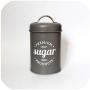 Seal Storage Jar Classical Minimalist Nordic Desktop Storage Bottle Home Organizer Coffee Sugar Tea Container,Grey Sugar