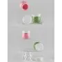 3 Pièces Mini Récipients de Crème Portables avec Bouchon Blanc, Pots de Récipient Plastique Réutilisables pour Cosmétiques et Crèmes Visage/Main (10g/0.35oz)