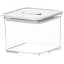 Stackable Food Storage Containers With Airtight Lids,Airtight Food Storage Canister With Vacuum Valve Design,Storage Jars Airtight Plastic,Lunch Box,Save Space,Good Sealing,500ML