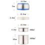 Thermos Food Jar Thermos Stainless Food Flask 2000ml,Leakproof Vacuum Insulated Food Containers Lunch Box,Storage Bag,Handle,Keep Hot 24 Hours (Color : No Bag)