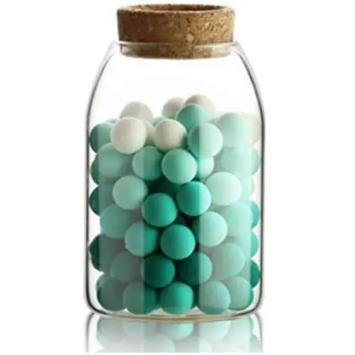 Bouteilles et Pots de Rangement en Verre Multifonctionnels Scellés pour Alimentation, Graines, Café, Bonbons (Taille : B) Bouteilles et Pots de Rangement en Verre Multifonctionnels Scellés pour Alimentation, Graines, Café, Bonbons (Taille : B)