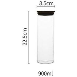 Yl Ly Transparent Glass Sealed Tank Storage Tank Food Dried Fruit Grain Storage Tank Vacuum Glass Jar Storage Bottle High