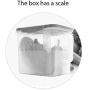 Kitchen storage box, plastic storage box with lid, vegetable refrigerator sealed box