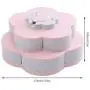 ZOOARTS Magic Enjoy Life-Bloom Snack Box-Best Biscuit Tins Jars (Pink) ZOOARTS Magic Enjoy Life-Bloom Snack Box-Best Biscuit Tins Jars (Pink)
