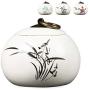 Tea Caddy Tea Sugar Coffee Beans Jars Ceramic Tea Canister Kitchen Storage Bottle & Jars Sugar Bowl Storage Tank Spice Jar