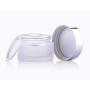 2PCS Round Glass Empty Cosmetic Bottles Jar Pot Containers Vials Case Box For Make Up Face Cream Lotion Eye Shadow Sample Nail Powder Salve Ointment(50ML /1.7oz)