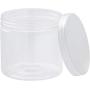 Slime Jars With Lids - Plastic Storage Jars - 8-Pack Slime Jars with Screw-on Lids, Refillable Round Containers Organizer for Craft Item, Small Part, Cosmetic, Body Scrub, Accessory, Food, 12 OZ