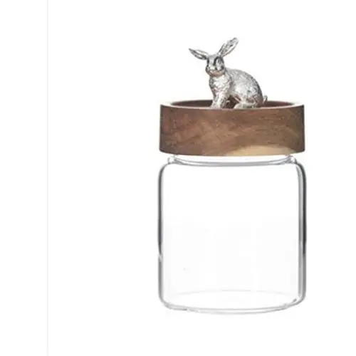 Food Storage Glass Jar No Lead Kitchen Storage Bottles Sealed Cans With Cover Large Capacity Candy Glass Jars Tea Box B 330ML Food Storage Glass Jar No Lead Kitchen Storage Bottles Sealed Cans With Cover Large Capacity Candy Glass Jars Tea Box B 330ML