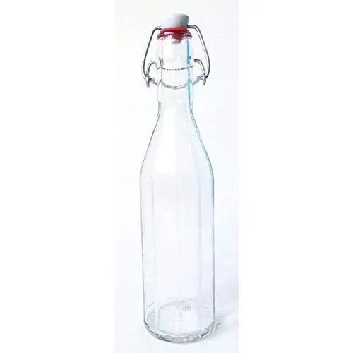 Nutleys 750 ml Fluted Glass Bottles with Ceramic Swing Stoppers (6-Piece) Nutleys 750 ml Fluted Glass Bottles with Ceramic Swing Stoppers (6-Piece)