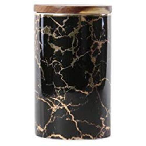 Mini Spice Jars Kitchen ceramic snack storage box storage tank marble seal can