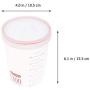 BESTonZON Airtight Food Storage Container Transparent Food Grains Crisper Seal Home Kitchen containers