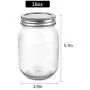 16 OZ Mason Jars Betrome 12 Pack Glass Storage Jars with Silver Lids and Bands for Jam,Jelly,Honey, Beans,Herbs,Spice,Baby Food