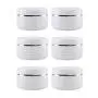 6PCS 30g/1.0oz Empty White Plastic Bottle with Silver Edge Screw Lid and Inner Liner Refillable Container Storage Pots Vials Jars Accessories for FaceEye Cream Lotion Skin Care Packing (White) 6PCS 30g/1.0oz Empty White Plastic Bottle with Silver Edge Screw Lid and Inner Liner Refillable Container Storage Pots Vials Jars Accessories for FaceEye Cream Lotion Skin Care Packing (White)