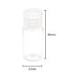 LASSUM 10Pcs 15ml Empty Plastic Sample Bottle with Flip Cap Travel Vial Jar Pot Container