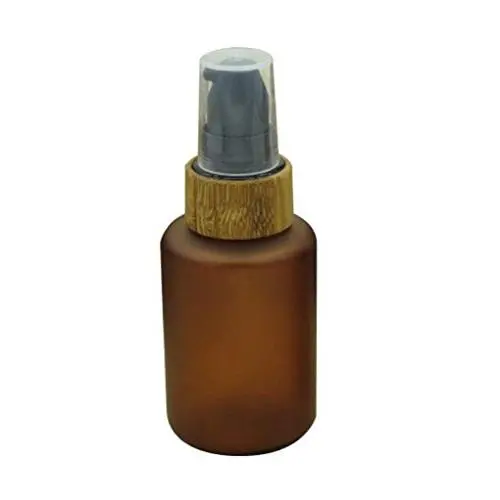 1PC 60ml 2 Ounce Empty Portable Amber PET Pump Lotion Bottle Sprayer With Bamboo Head For Cosmetic Lotion Cream Shampoo Beauty Makeup Storage Packing Travel 1PC 60ml 2 Ounce Empty Portable Amber PET Pump Lotion Bottle Sprayer With Bamboo Head For Cosmetic Lotion Cream Shampoo Beauty Makeup Storage Packing Travel