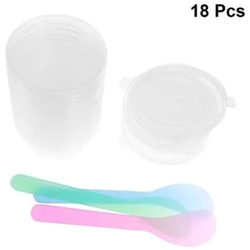 Boîtes de Rangement Transparentes 15 Pcs Floam Beads avec 3 Pcs Cuillères Mélangeuses – Récipients d'Injection Clairs pour Fabrication de Perles DIY (Couleur Aléatoire) Boîtes de Rangement Transparentes 15 Pcs Floam Beads avec 3 Pcs Cuillères Mélangeuses – Récipients d'Injection Clairs pour Fabrication de Perles DIY (Couleur Aléatoire)