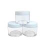 10PCS 30G/1oz Empty Portable Plastic Clear Cosmetic Container Jars Cream Lotion Bottles with Screw Lid Makeup Sample Travel Packing Storage Organizer Dispenser for Powder Eye Cream Gems Beads Jewelry