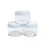 10PCS 30G/1oz Empty Portable Plastic Clear Cosmetic Container Jars Cream Lotion Bottles with Screw Lid Makeup Sample Travel Packing Storage Organizer Dispenser for Powder Eye Cream Gems Beads Jewelry 10PCS 30G/1oz Empty Portable Plastic Clear Cosmetic Container Jars Cream Lotion Bottles with Screw Lid Makeup Sample Travel Packing Storage Organizer Dispenser for Powder Eye Cream Gems Beads Jewelry