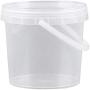 Artibetter 15PC Slime Storage Containers with Lids and Handle, Leakproof Clear Plastic Storage Slime (Spoon-Colored Random)