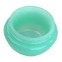 DERCLIVE Plastic Cosmetic Jar Travel Cosmetics Sample Container Cream Eyeshadow Storage Bottle 12Pcs 10ml / 10g-green