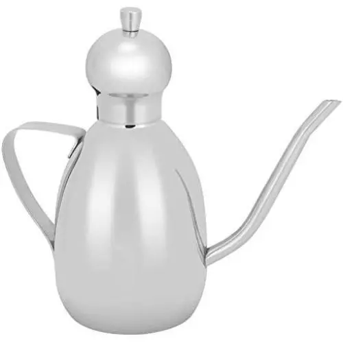 500ml Edelstahl Olivenöl Flasche mit Tropffreiem Ausguss Küchenwerkzeug Essigglas Behälter Utensilien Vorratsbehälter