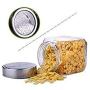 LQQGXLCondiment bottle, jar condiment storage box Spice jars Spice jars with lids Small sealed food storage containers