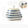 Kitchen Spice Jar Storage, Creative Spoon Dispenser Jar Set, Lid Spice Storage Tank,D