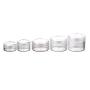 12PCS Empty Plastic Clear Cosmetic Jars Creams/Sample/Make-Up/Glitter Storage Refill Cosmetic Bottle with Lids for Lotion Make up Balm Travel Tester (5G)