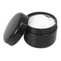 Houseables Black Jar Lotion Container, 2 Oz, 60 ML Gram Capacity, 24 pcs, Plastic, BPA Free, w/Removable Inner Liners & Dome Lids for Cosmetic Samples, Cream