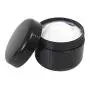Houseables Schwarze Glasflasche für Lotion, 50 ml, 24 Stück, Kunststoff, BPA-frei, mit entfernbarer Innenmanschette und Deckel für Kosmetikproben & Cremes