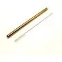 Bamboo lids for wide mouth mason jar set of 6 with 6 rose gold steel bubble (boba) tea straws and cleaning brush Bamboo lids for wide mouth mason jar set of 6 with 6 rose gold steel bubble (boba) tea straws and cleaning brush