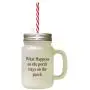 Brown What Happens On The Porch Stays On The Porch Frosted Glass Mason Jar With Straw