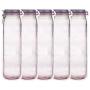 Reusable Mason Jar Bags Portable Mason Jar Zipper Bags Seal Food Saver Storage Bags Snack Sandwich Ziplock Bags (Purple)