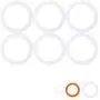 Argon Tableware Silicone Seals Rings for Glass Storage Jars - 87mm - for Jar Sizes 350ml to 3L - Clear - Pack of 6 Argon Tableware Silicone Seals Rings for Glass Storage Jars - 87mm - for Jar Sizes 350ml to 3L - Clear - Pack of 6