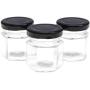 24Pcs Honey Bottle with Six Edges Seal the Jar and Seasoning Bottle Chilli Sauce Jar lemon Paste Storage Jar(As Shown)