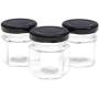 24Pcs Honey Bottle with Six Edges Seal the Jar and Seasoning Bottle Chilli Sauce Jar lemon Paste Storage Jar(As Shown)