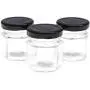 24Pcs Honey Bottle with Six Edges Seal the Jar and Seasoning Bottle Chilli Sauce Jar lemon Paste Storage Jar(As Shown)