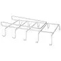 Togethluer Metal Coffee Mug Rack, Tea Coffee Cup Holder Mug Metal Rack Under Shelf Board Hook Storage Organizer, Cup Jars Storage Display Organizer Rack