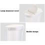 Sealed cans, grain storage tanks, plastic transparent kitchen storage box set of 3
